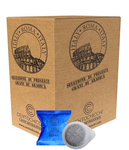 Cialda monodose - Centochicchi® Caffè Artigianale - ROMA LUXURY BLEND - PZ. 150 CIALDE IN CARTA RISO - COMPOSTABILI