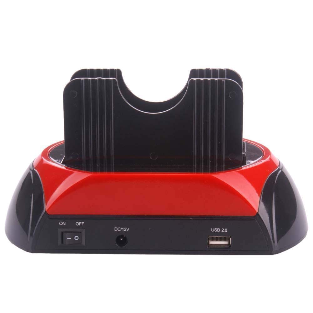 Dual IDE SATA HDD Hard Drive Disk Docking Station - 2.5/3.5in