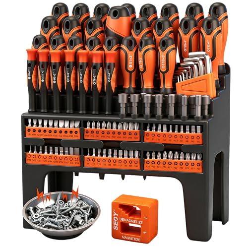 124-Piece Magnetic Screwdriver Set