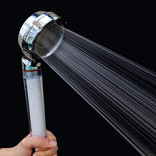 KOTECH KOREA Filter Shower Head Water Saving Handheld Showerhead, Water Softener Shower Head, filter is made in korea