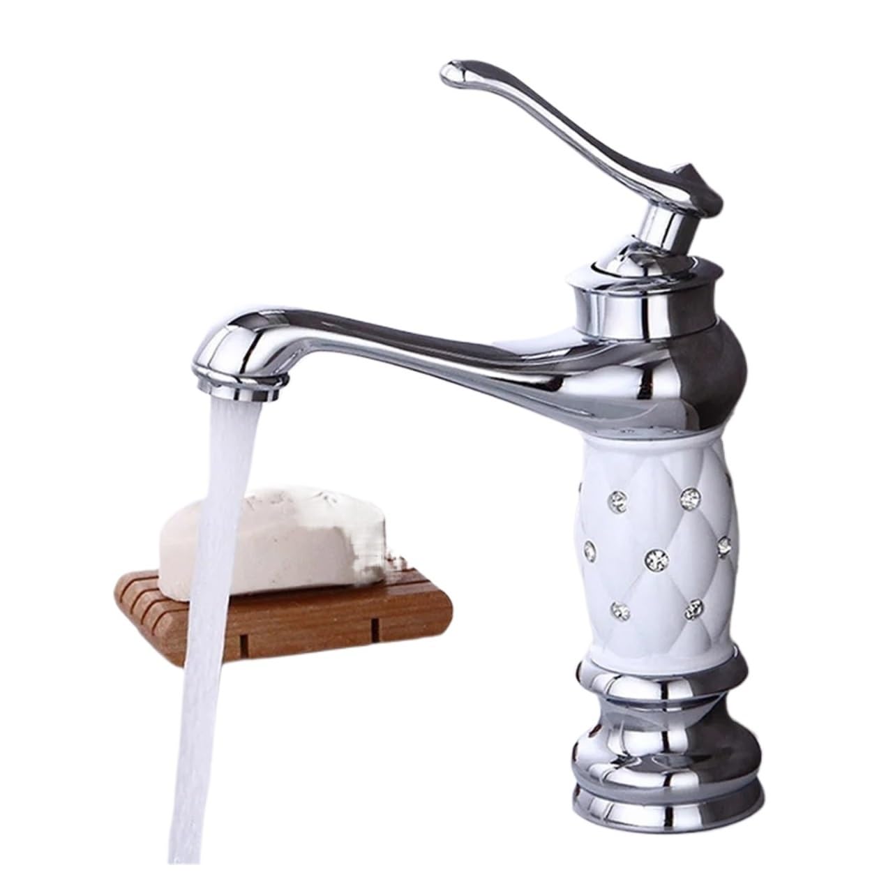 Grifo de lavabo de baño monomando para crear un ambiente moderno con agua fría y caliente