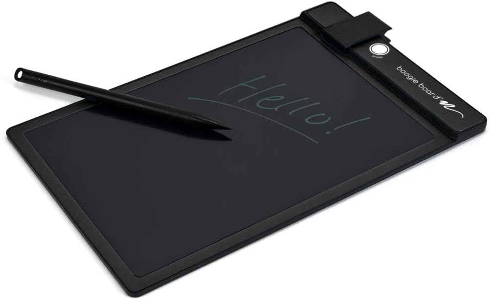 Exсluѕіvе Boogie Board Basics Reusable Writing Pad-Includes 8.5 in LCD Writing Tablet, Instant Erase, Stylus Pen, Black