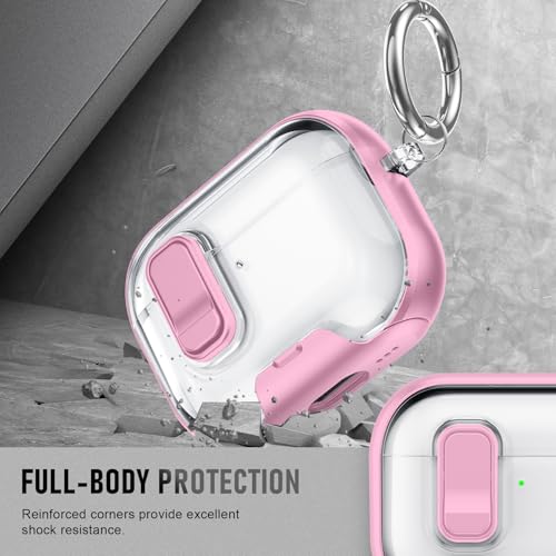 Image of for AirPods Pro 3 Case (2025) with Phone Stand & Cleaner Kit, Cute Soft Silicone Cover for AirPods Pro 3rd Genera case with Keychain for Women Men with Keychain for Airpod Pro case(2025)-Pink