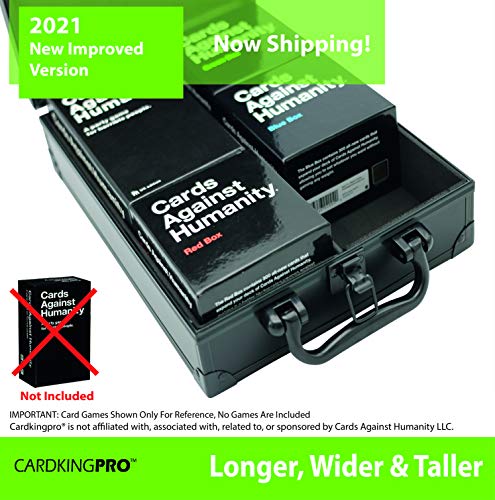 Game Card Storage Case (PRO/MTG Edition) | Suitable for Magic The Gathering, Yugioh, and Other TCG Etc (Game Not Included) | Includes 8 Dividers | Fits up to 2000 Loose Unsleeved Cards