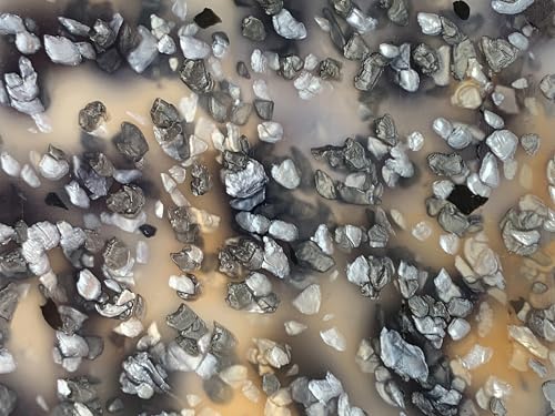 Image of Acrylic Frosted Crystal Sheets, 1 /8 inch Thickness, 16 inchx12 inch, Ideal for GlowForge & Any Types of Laser /Engraving, Perfect Material for Jewelry, Crafting & DIY Projects (Graphite)