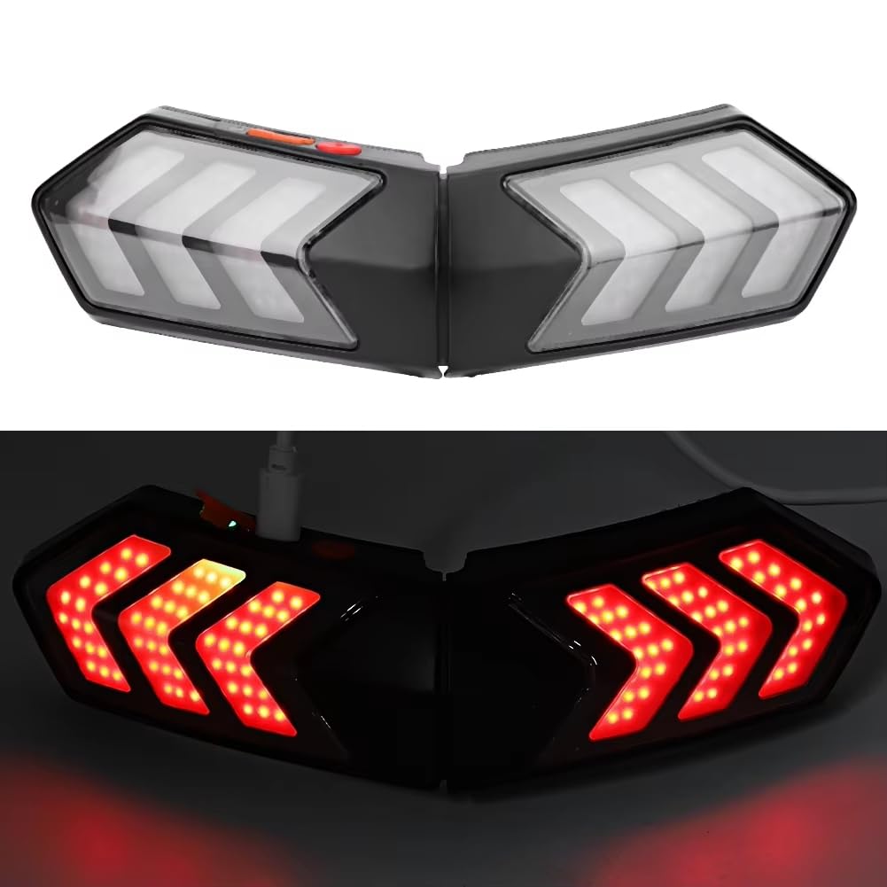 LED -Sicherheitsleuchte Drahtloser Motorradhelm LED -Sicherheitslichtbremse Lichtlatte