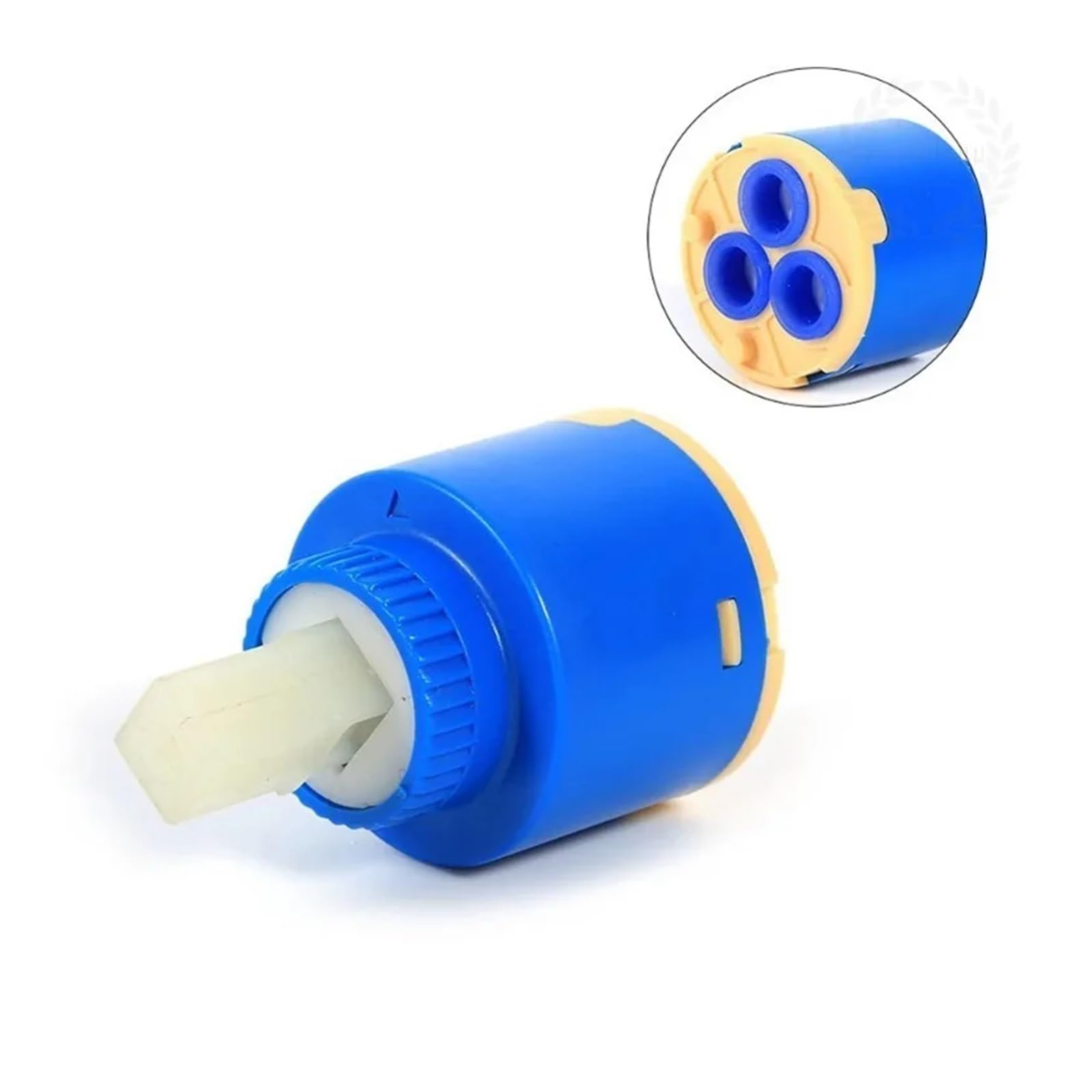 Cartucho de grifo mezclador Grifo de cartucho, válvula termostática, grifo mezclador agua, pieza repuesto, cerámico 35/40 mm para cocina, baño, ducha y bañera(40mm-A)