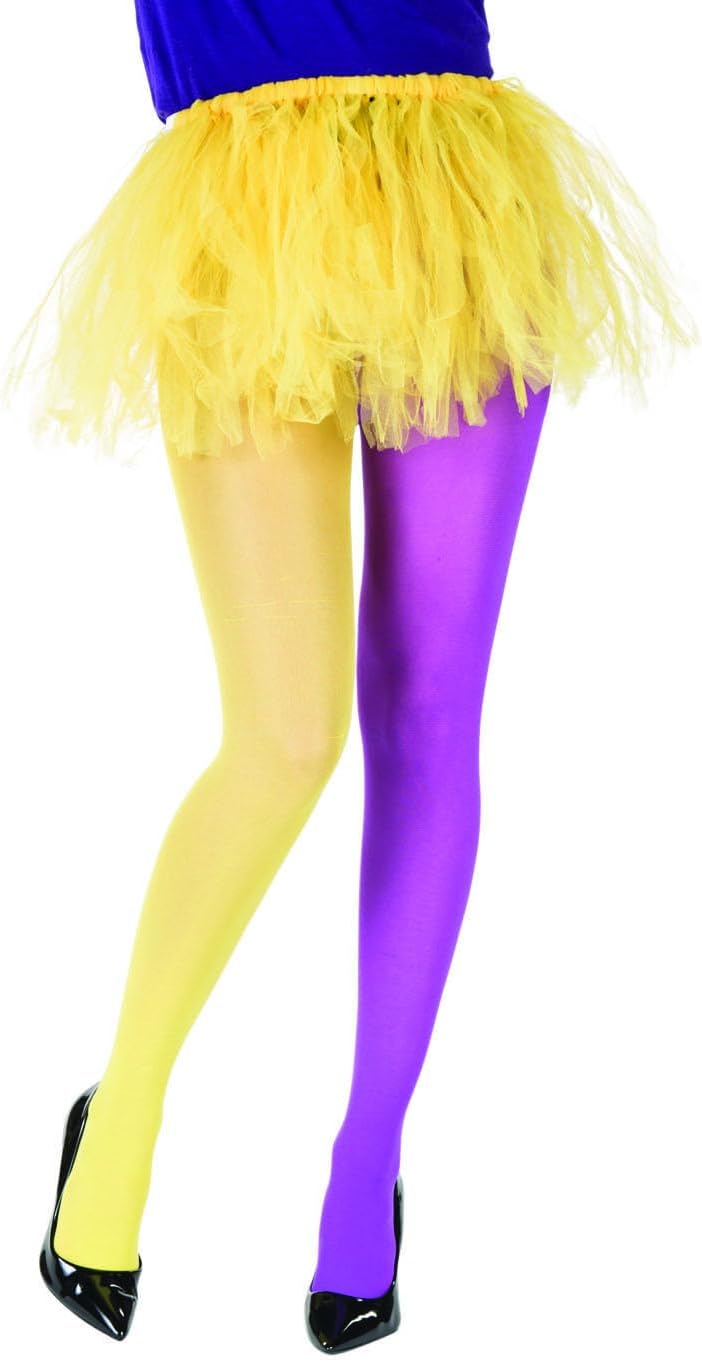 Fun Express Mardi Gras Tights - Small to Medium