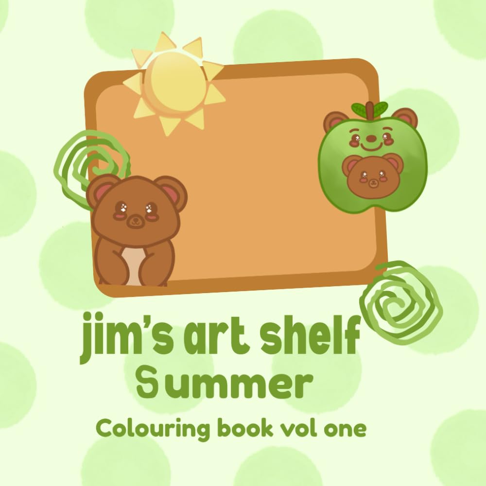 Summer Colouring Book for Kids Ages 4-8: Fun Holiday Activity Book with Seasonal Adventures: Jim’s ArtShelf Vol one