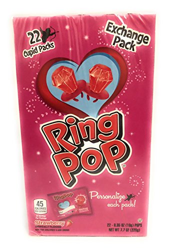 Ring Pop Valentine Classroom Exchange Pack ~ 22 count