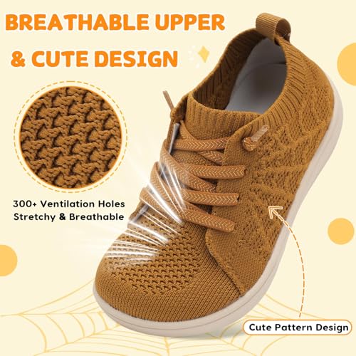 Image of JOINFREE Toddler Shoes Girls Boys Wide Barefoot Shoes Minimalist Walking Sneakers Zero Drop Slip on Tennis Shoe Breathable Naturally Flexible