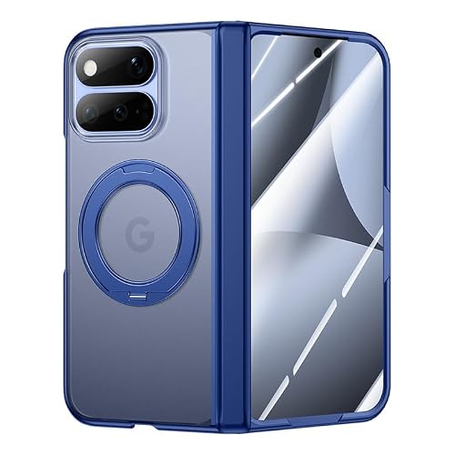 Google Pixel 11 Pro Fold �P�[�X �q���W�ی� MagSafe�Ή� ���C�����X�[�d ������ 360°��]�X�^���h�C�u���[(����) | �܂肽���ݐ�p �t�����g�J�o�[ MagSafe�A�N�Z�T���[�Ή� �}�O�l�b�g���� ��]�����O �ϏՌ� 