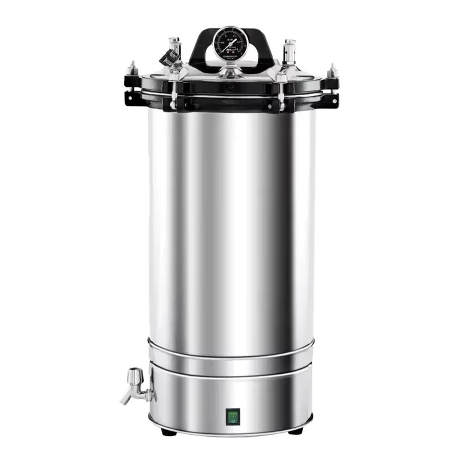 Autoclave Portatile Da 18 Litri, Sterilizzatore A Vapore A Pressione Verticale, Attrezzatura Laboratorio Efficiente E Veloce