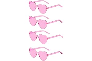 4 Pair Heart Sunglasses for Women
