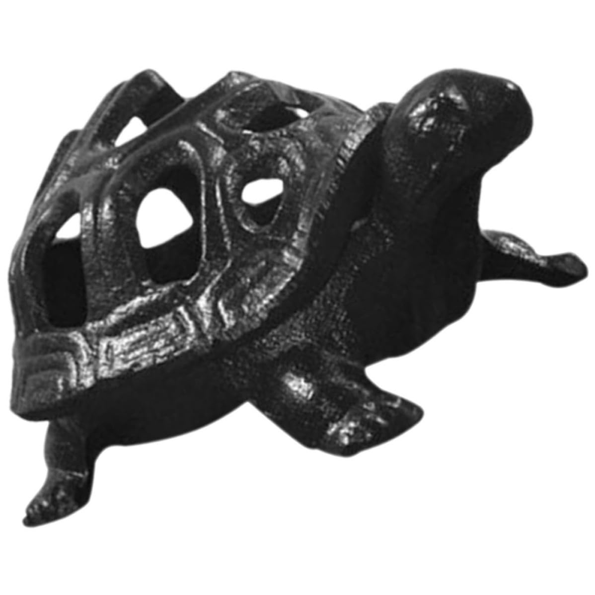 Chandelier tortue fer forgé haut de gamme d'un noir mat