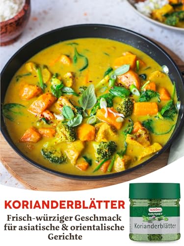 Kotanyi Gourmet Korianderblätter Gewürzpulver | aromatisch-würzig, 50g