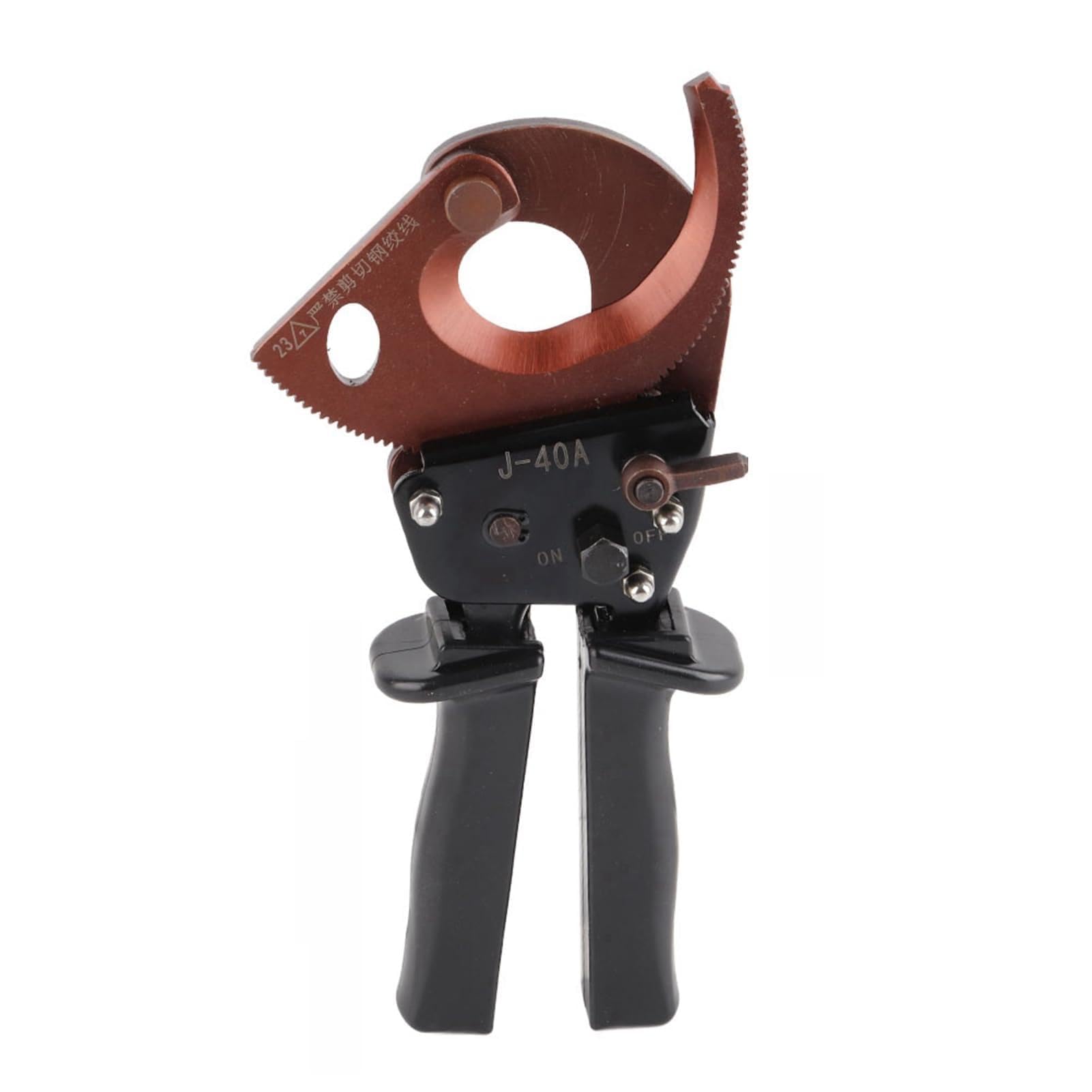 Cuifati Industrieschere 300 mm² Drahtschneider, J40A-Kabelschere Zum Schneiden von Kupfer und Aluminium, Mechanische Krafterhöhung, Geschmiedete Klinge, Leichtes, Arbeitssparendes Schneidwerkzeug