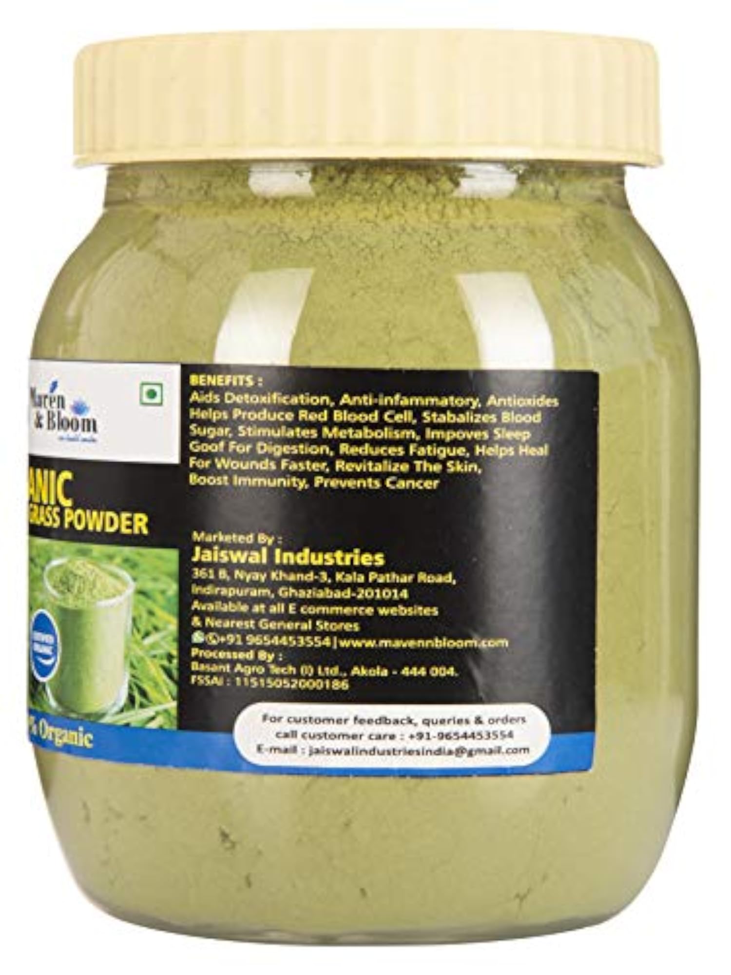 Maven & Bloom Wheatgrass Powder - 200gms