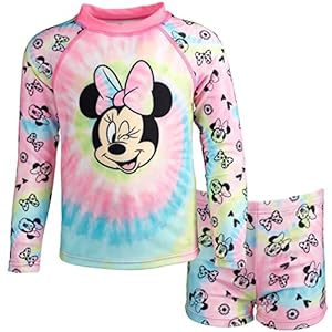 Disney Minnie Mouse Rash-Guard-Set 10-12