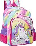 Mochila De Costas Infantil Unicórnio Yepp 13'' MIF5339-13 (Rosa Escuro)