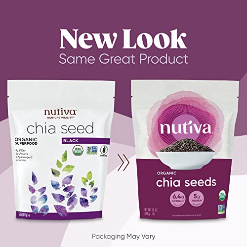 Nutiva CHIA01 Organic Premium Raw Black Chia Seeds thumb #2