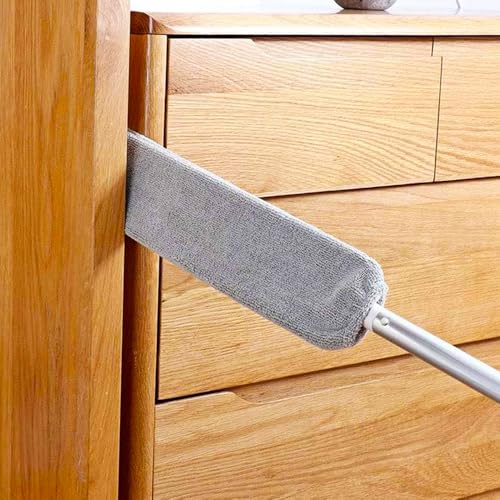 Image of Extendable and Flexible Dust Duster | Flexible Microfibre Duvet with Modular Handle