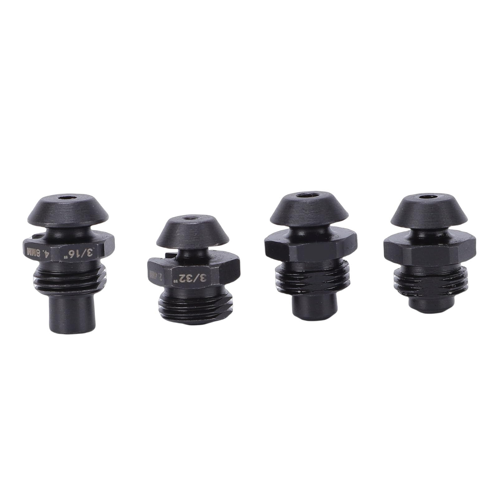 Generic Juego Duradero de Piezas de Punta de Retención de Herramienta de Remache para Herramienta de Remache 2550 M12, Kit de Piezas de Punta de Pistola de de Acero de 4 para Diversas Tareas
