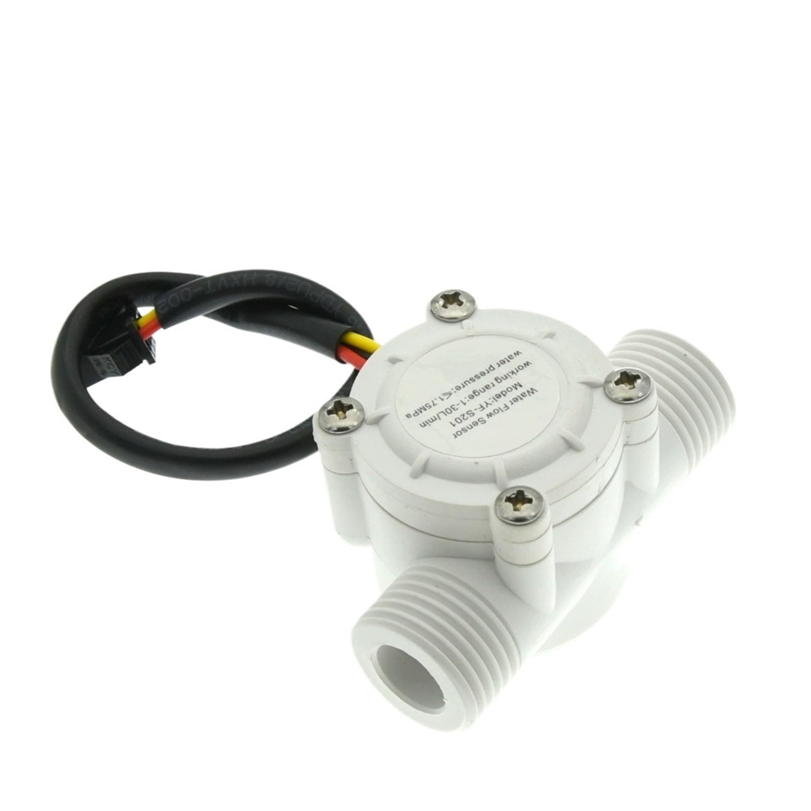 Sensor de flujo agua 1-30L/min Control medidor líquido instrumento medida 2.0MPa YF-S201 for Arduino