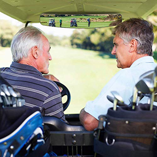 10L0L Newest Golf Cart Mirrors Contains Folding Side Mirrors And Rear View Mirror Universal For Club Car Ds Precedent/Ezgo Txt Rxv/Yamaha #TOP6