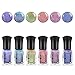 Produktbild Freeorr 6 Farben/Set Pearl Nagellack,Shell Nagellack Lack Shiny Shimmer Maniküre Lack Salon Dekor Nagelkunst Elegante holographische Meerjungfrau Perlmutt Chamäleon Nagellack