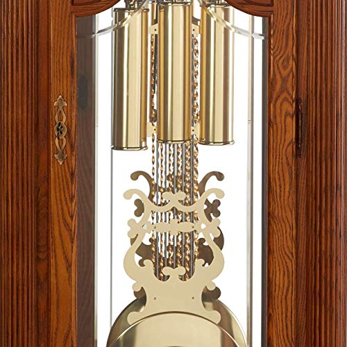 image for Howard Miller Kinsley Floor Clock 611-196 – Golden Oak Grandfather V