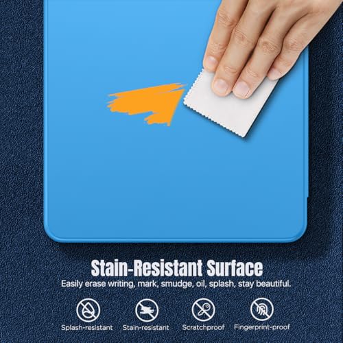 Image of MoKo Clear Case for Samsung Galaxy Tab A11+ Plus 5G 11 Inch 2026, Blue Wave
