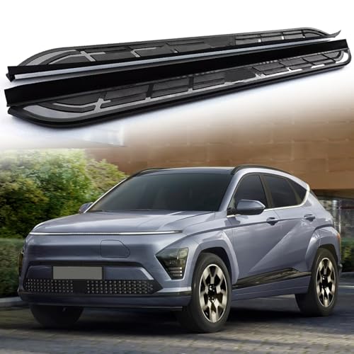 Marchepieds latéraux fixes pour Hyundai Kona SX2 2023-2025 barre nerf 2 pièces