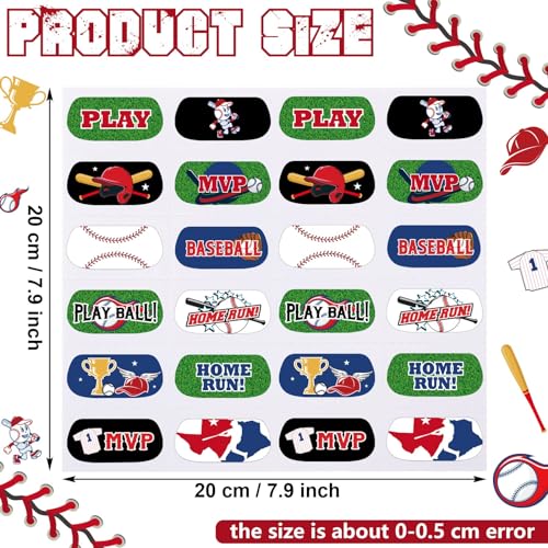 Landhoow EK-LANDHOOW-598 240 Pcs Tattoos Temporary For Kids Cheer Face Tattoos Stickers Eyeblack Sport Players Fake Tattoos Themed Party Supply Apparel Accessories Decorations For Boy Girl thumb #1