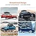 Goplus Rooftop Cargo Carrier Hard Shell, 14 Cubic Feet Waterproof Car Roof Cargo Carrier w/Dual Side Opening, Security Key, 165LBS Capacity, for 17” to 22.8” Wide Crossbar Rack, Vehicle Cargo Box