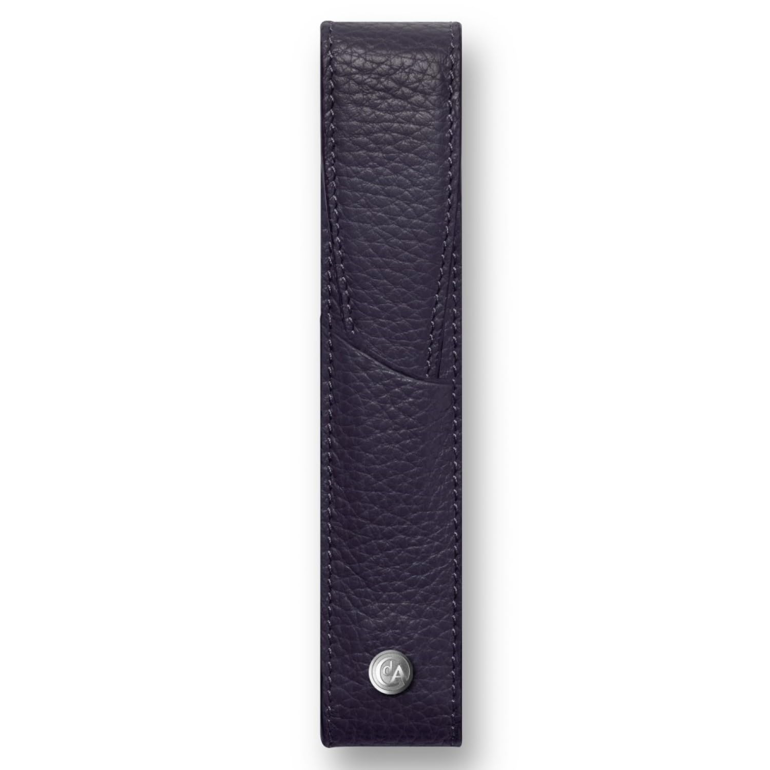 Caran d'Ache Leman Leather Single Pen Case - Blue, CD6201.449