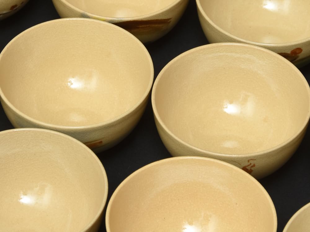 Amazon.co.jp: 水野秋草（造）乾山写「十二月茶碗」12客揃 共箱