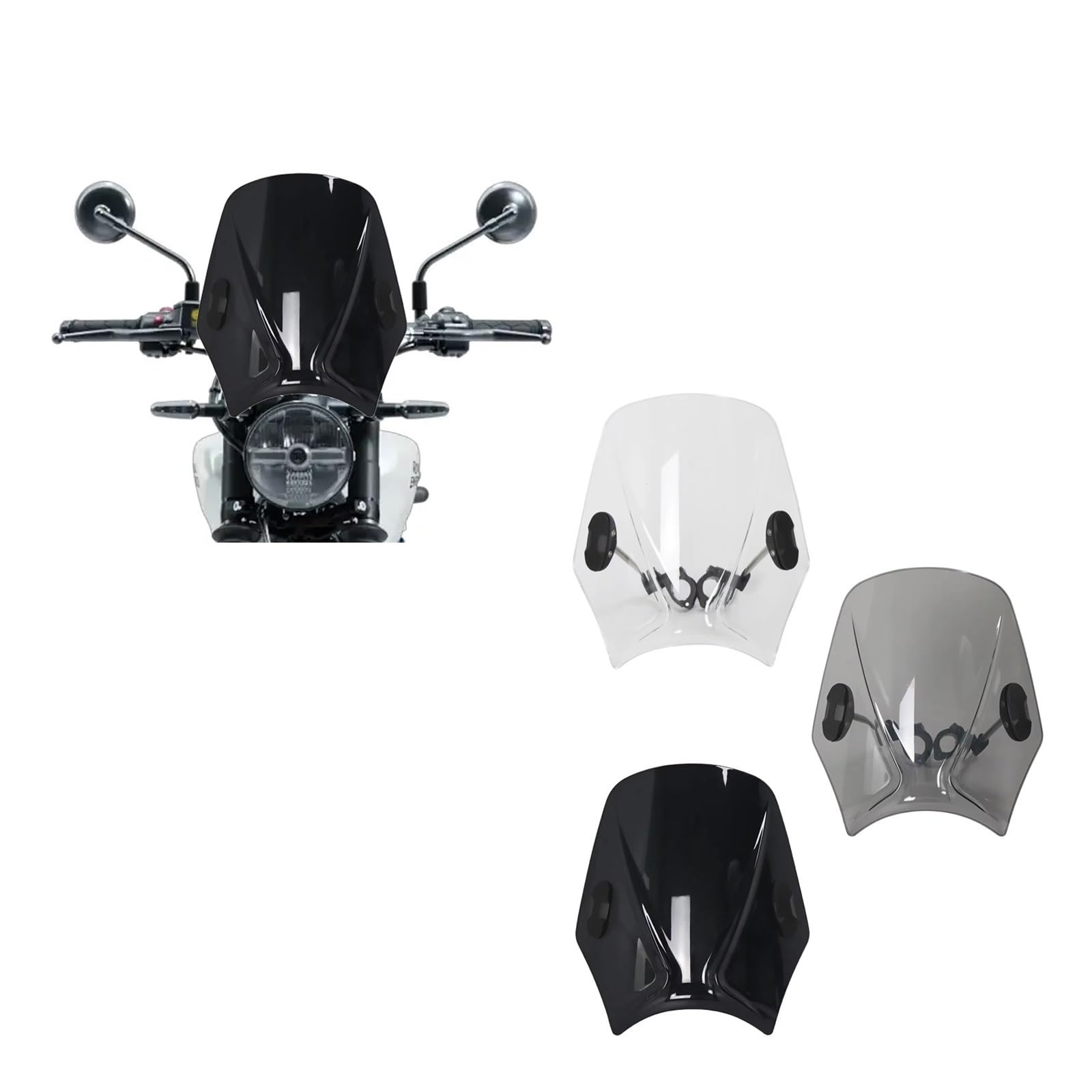 For 450 Accessori Parabrezza Moto Parabrezza