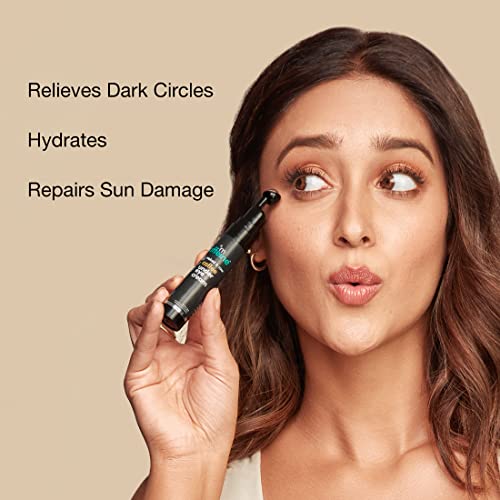 mCaffeine Coffee Under Eye Cream Gel for Dark Circles, Puffiness & Fine Lines | 94% Users Saw Reduced Dark Circles | With Cooling Massage Roller - Image 4