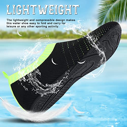 Image of ANLUKE Womens Mens Water Shoes Barefoot Quick-Dry Aqua Socks for Beach Swim Surf Water Sport