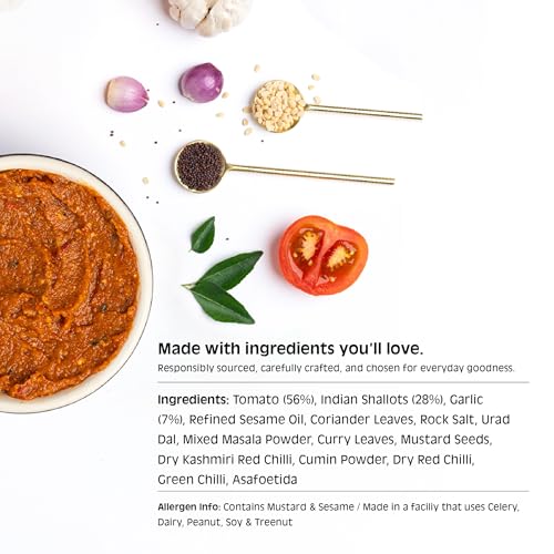 Image of Chutnefy Tomato Chutney | 250g Freeze-Dried Instant Dry Mix | Just Add Water to Make 15+ Servings (800g) | 0% Preservatives or Additives