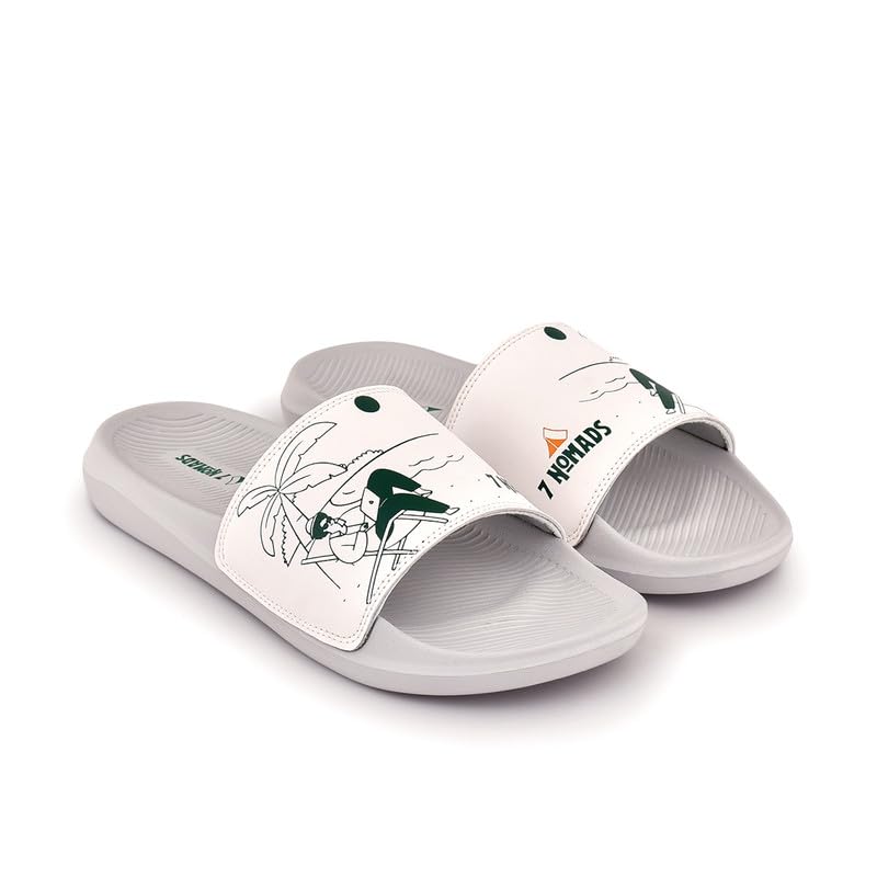 Image of Men's Casual Walking Everyday Use Slider & Slipper || Lightweight Design Slider & Slippers For Men's & Boy's || Cushioned Footbed Flip Flops for Men || Stylish & Waterproof