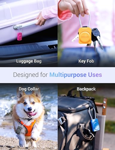 PROfezzion Secure GPS Tag Holder with Metal Wire Cable for Luggage IPX8 Waterproof Hard Shell Hidden Case with Allen Key Locking System for Travel Suitcase Backpack - Image 4