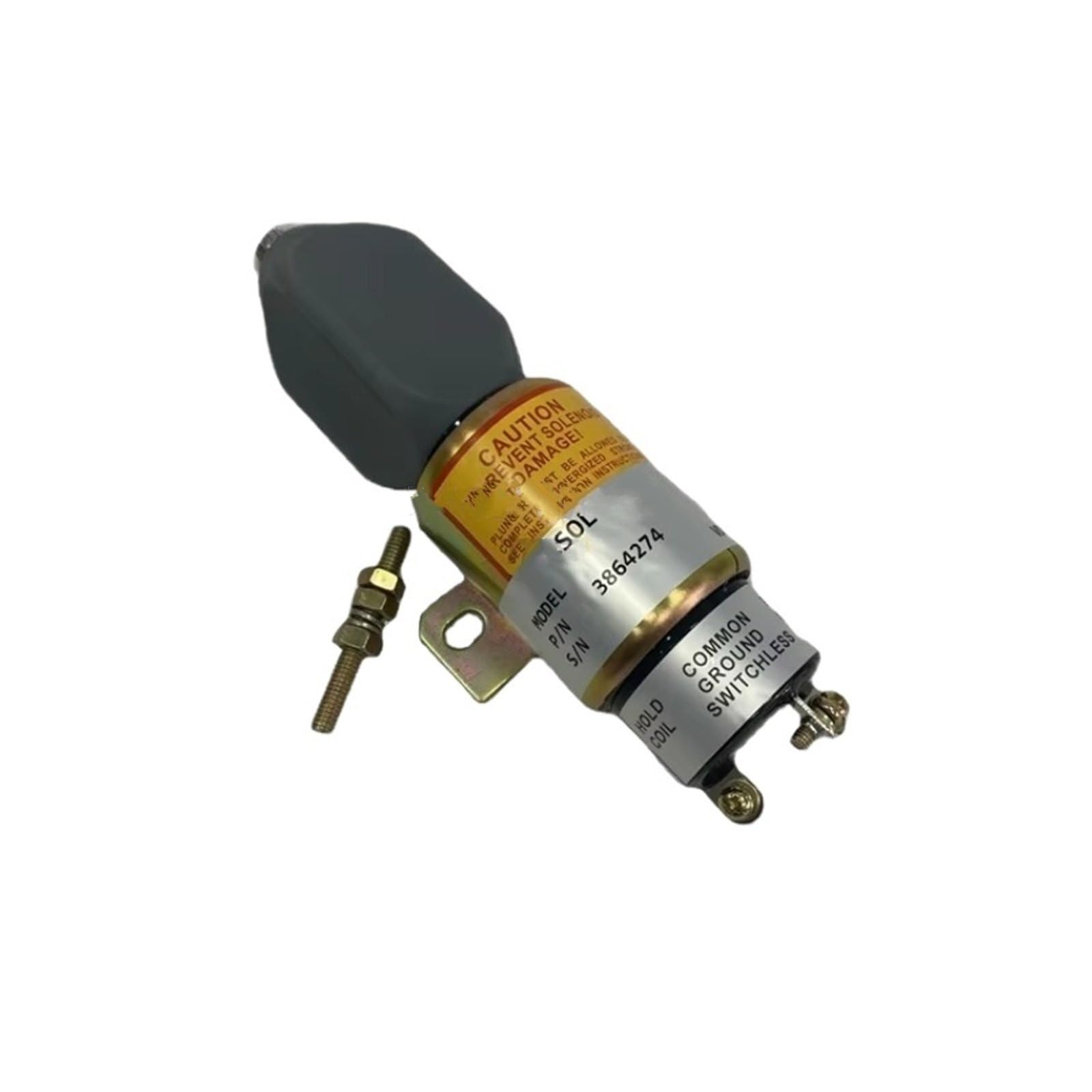 Hdrtcbu 24V Solenoid Valve For Cummins S6k Flameout Solenoid Valve Fuel Stop Solenoid