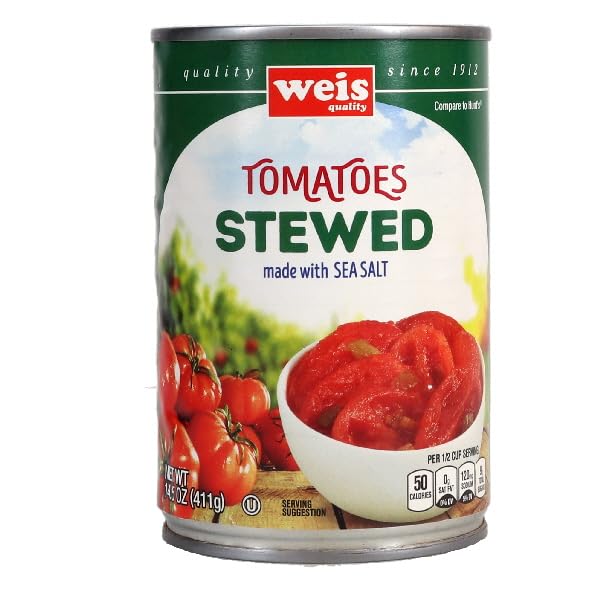 Weis Quality Stewed Tomatoes 145 Ounce Grocery 