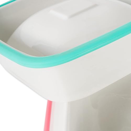 Miniatura 6 de Bone Dry Cuenco para mascotas hambriento y sediento, 6.75 x 6.75 x 2, emojis, 2 piezas