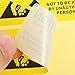 Cabilock Anti-Static Warning Labels 200 Pcs Self Adhesive Electrostatic Sensitive Device Stickers for Industrial Safety 2.16X0.98 Inch Durable Static Protection Decals