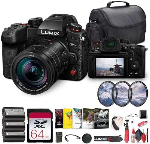 Panasonic Lumix GH7 Mirrorless Camera with 12-60mm f/2.8-4 Lens (...