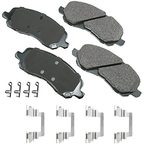 Akebono Ultra-Premium Ceramic Front Disc Brake Pads, Grey #TOP10