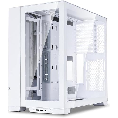 Lian-Li O11 Dynamic EVO ATX Mid Tower Tempered Glass Computer Case, White